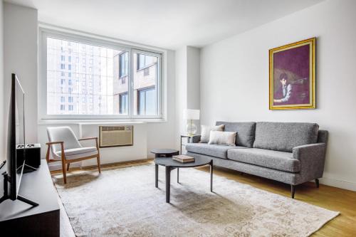 Central Park South Apartment | Midtown 1BR w Gym Elevator nr Rockefeller NYC-508
