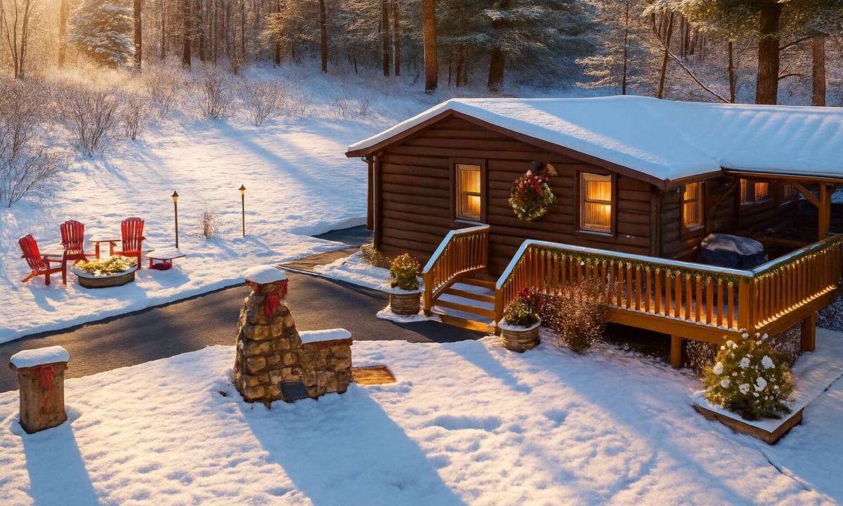 Lake Luzerne-Hadley Cabin | River Front Private Adirondacks Log Cabin