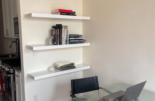 Ukrainian Village Apartment | Modern 1-bedroom apt in Bowery, New York with lots of natural light, WiFi, & AC