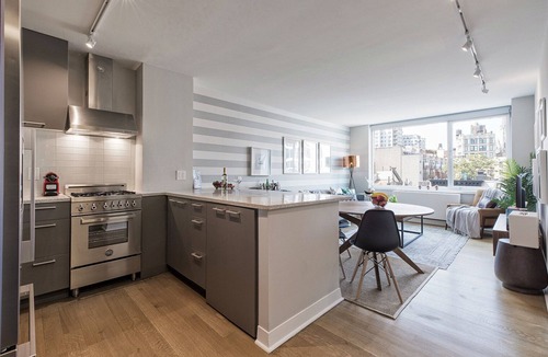 Ukrainian Village Apartment | Airy East Village 1BR w/Doorman, Gym, near NYU, by Blueground