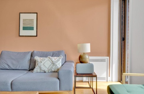 Midtown South Apartment | Chelsea 1BR w Balcony Doorman Gym NYC-158