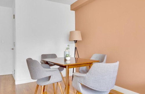 Midtown South Apartment | Chelsea 1BR w Balcony Doorman Gym NYC-158