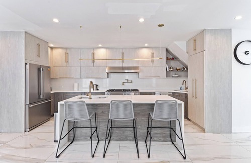 Crown Heights House | Designer Home Patio Parking