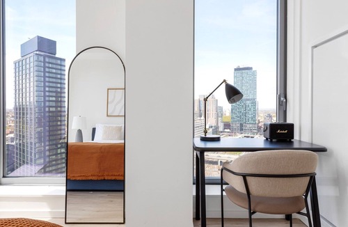 Clinton Hill Apartment | Hip Clinton Hill 2BR w/Gym, Elev & W/D, near Sports, by Blueground