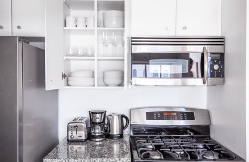 Union Square Apartment | Hip Flatiron 1BR w/Elevator & Gym, near Union Square Park, by Blueground