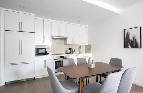 Bloomingdale Apartment | Sleek UWS 2BR w/Elevator, Doorman & Gym, nr Central Park, by Blueground