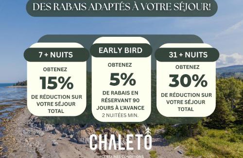 Saint-Alphonse-Rodriguez Ski Chalet | Spa pool Private Lake - Chalet Hello