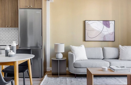 Vinegar Hill Apartment | Spacious Dumbo 1BR w/W/D, Roof & Gym, nr TimeOut Building, by Blueground