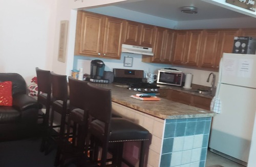 West Bronx House | This room is a simple quiet getaway for a family or a couple.
