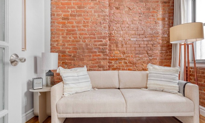 Ukrainian Village Apartment | Hip East Village 2BR w/W/D, near L Train, by Blueground