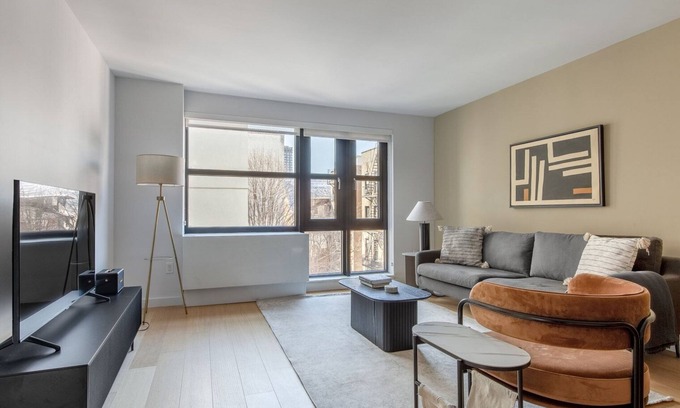Lower East Side Apartment | Lovely LES 1BR w/Gym, Doorman & W/D, nr Park, by Blueground