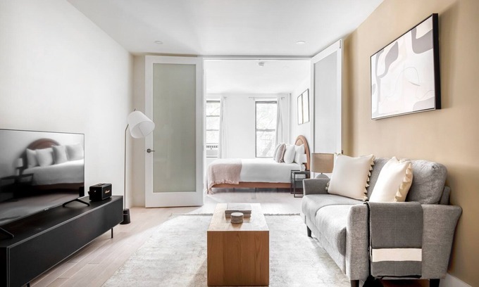 Ukrainian Village Apartment | New Reno East Village 1BR w/W/D, nr Union Sq, by Blueground