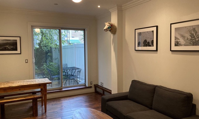 Williamsburg Condo | Williamsburg Garden Apartment, Great for Families, Steps to the Subway (G and L)