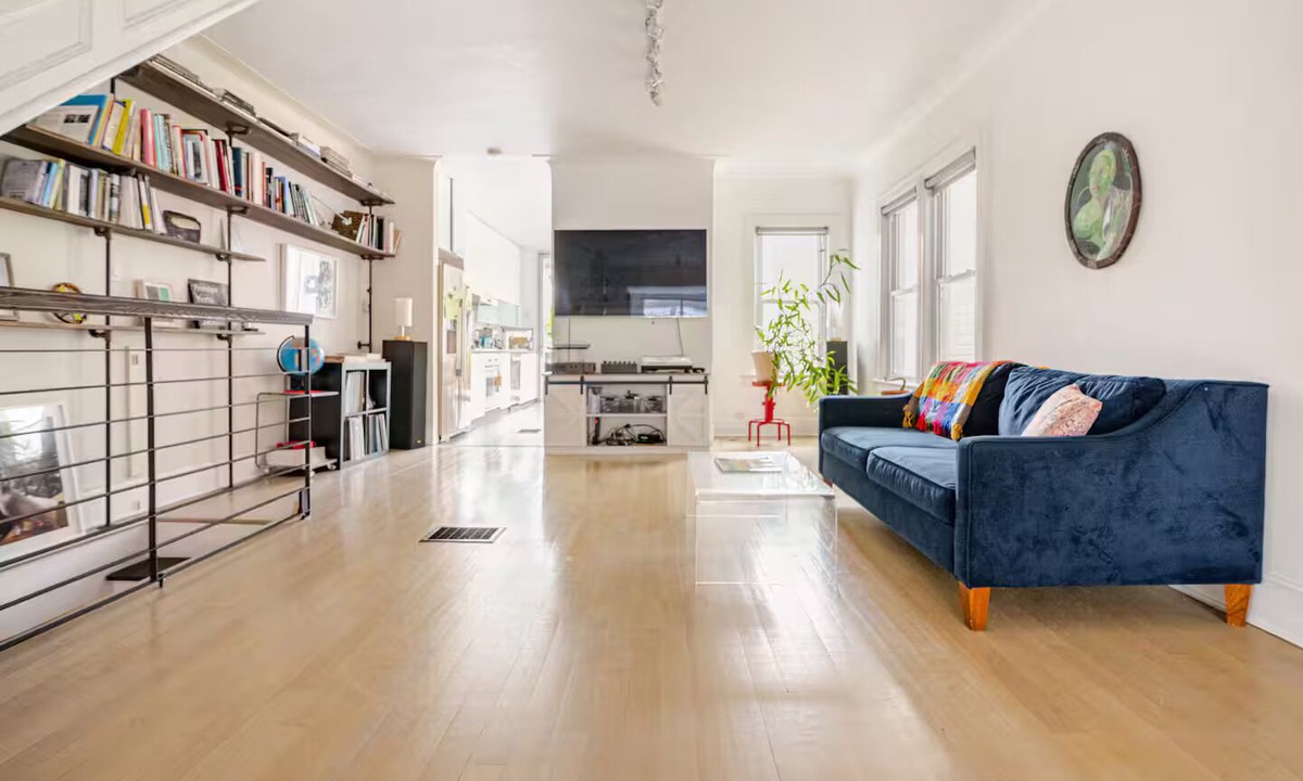 Kensington House | Spacious, artful 4-bedroom house in Brooklyn with lush backyard, parking, A/C